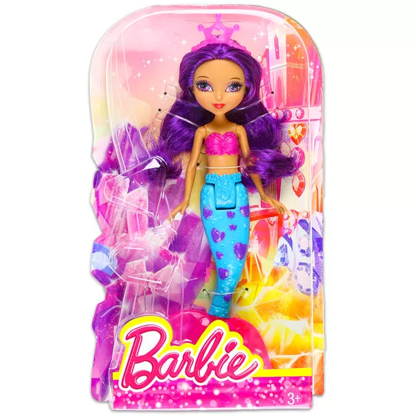 Barbie Tündérmese mini sellők - lila hajjal