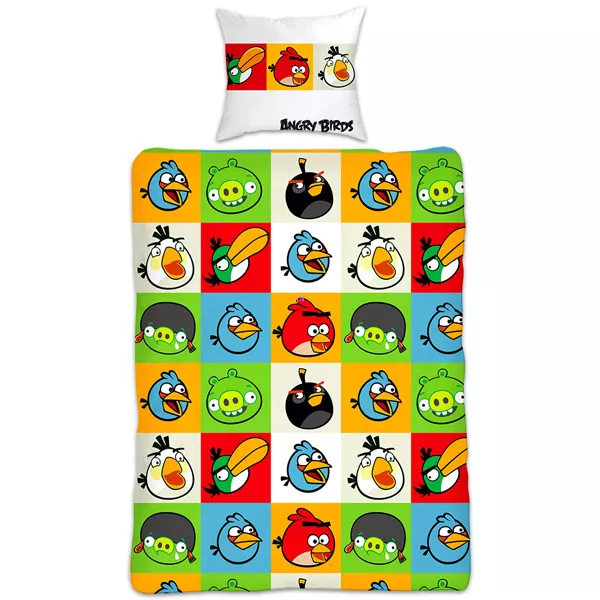 Angry Birds ágyneműhuzat garnitúra - Mozaik