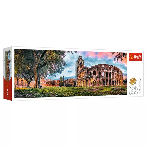 Colosseum în zori - puzzle panoramă cu 1000 piese
