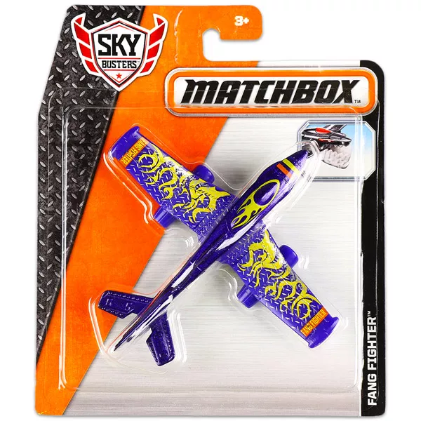 Matchbox: MBX Sky Busters - Fang Fighter repülőgép, lila