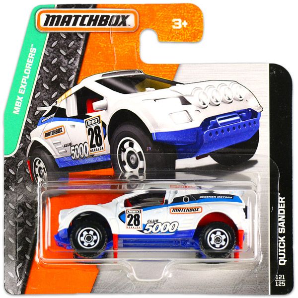 Matchbox MBX Explorers Quick Sander kisautó fehérkék
