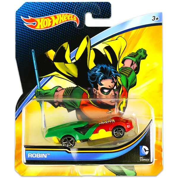 Hot Wheels DC karakter kisautók: Robin