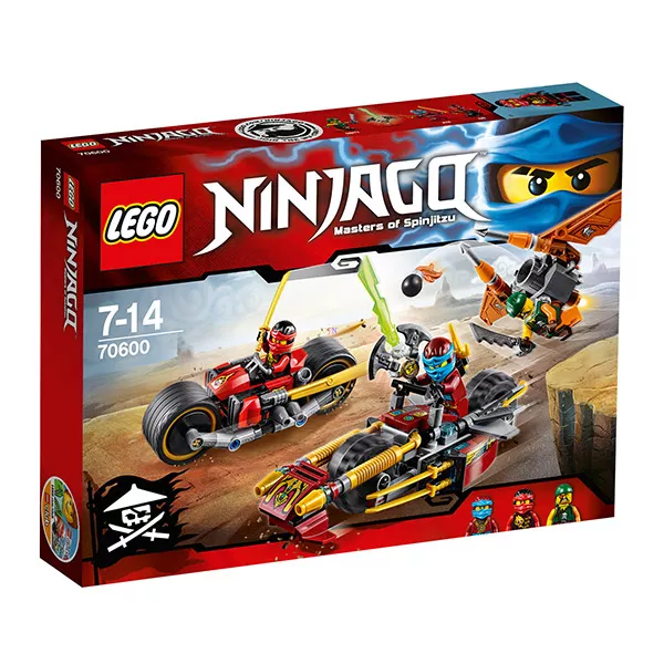 LEGO NINJAGO: Nindzsa motoros hajsza 70600