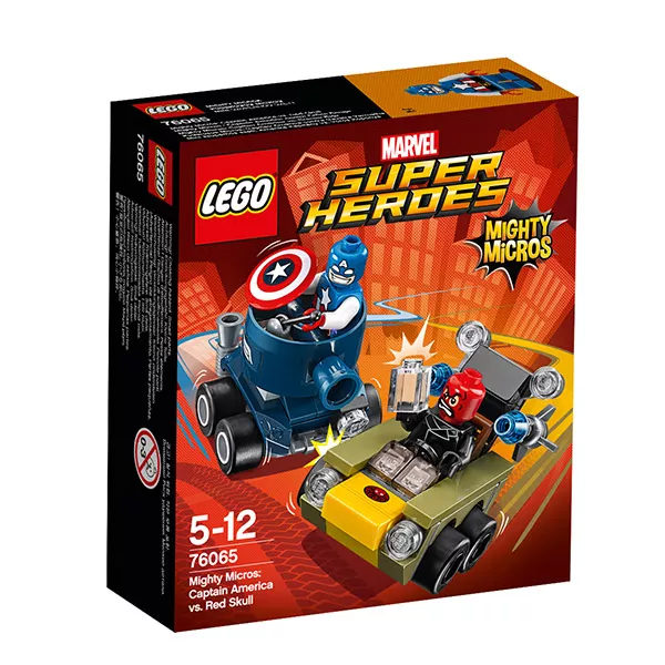 LEGO SUPER HEROES: Mini szuperhős szett: Amerika Kapitány vs. Vörös Koponya 76065