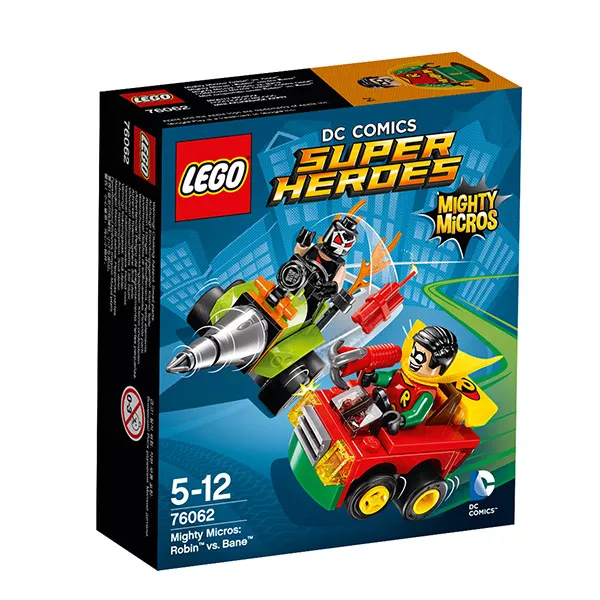 LEGO SUPER HEROES: Mini szuperhős szett: Robin vs. Bane 76062