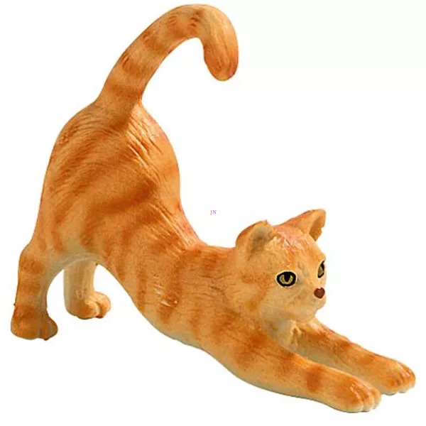 Bullyland: vörös házi macska játékfigura