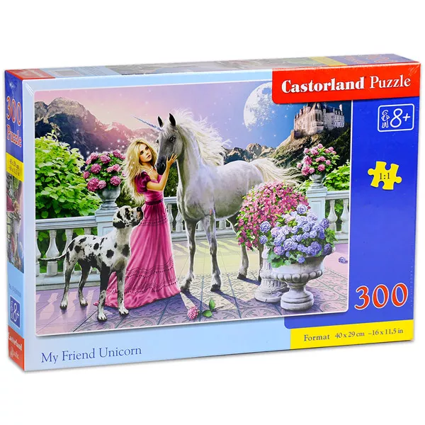 Prietenul meu, unicornul - puzzle cu 300 piese