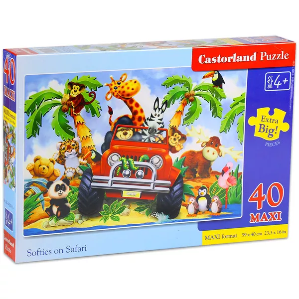 Szafari 40 darabos maxi puzzle