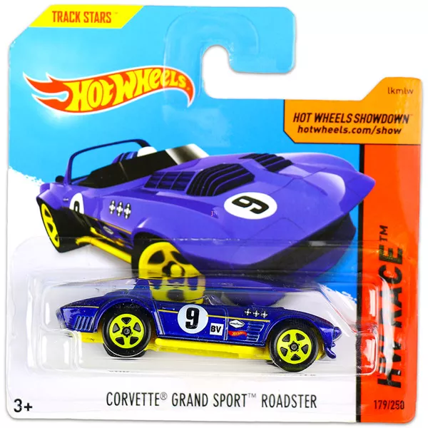 Hot Wheels Race: Corvette Grand Sport Roadster kisautó - kék