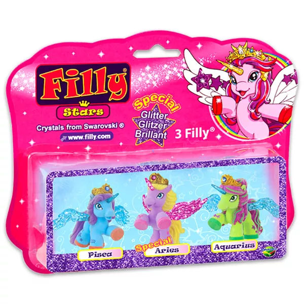 Filly Stars: Familie ponei cu 3 piese - diferite