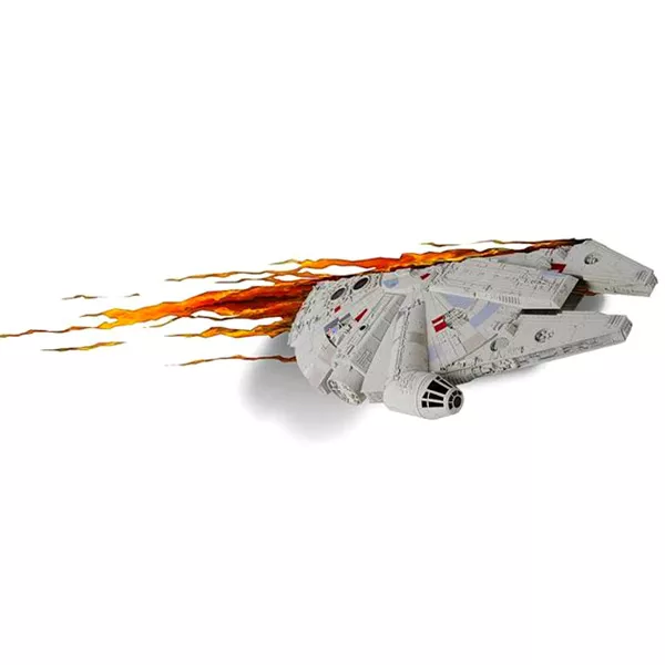 3D LED Fali lámpa Star Wars, Millenium Falcon