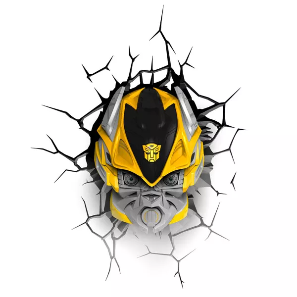 3D LED Fali lámpa Transformers - Űrdongó