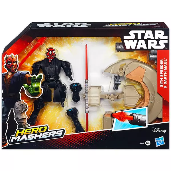 Star Wars Hero Mashers Sith Speeder és Darth Maul figura