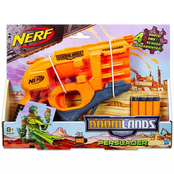 Nerf: DoomLands 2169 Persuader szivacslövő pisztoly