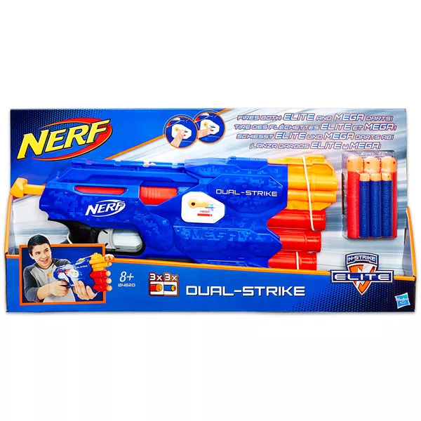 Nerf N-Strike Elite: Dual-Strike szivacslövő puska