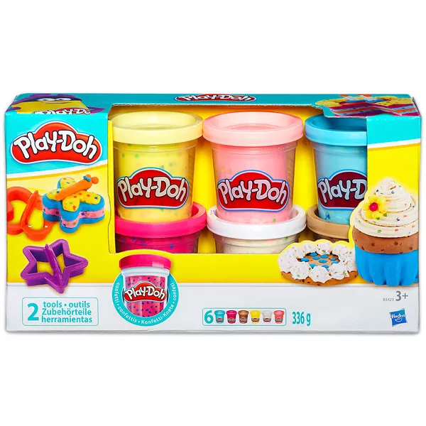 Play-Doh Konfettis vegyes színű gyurma szett