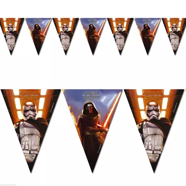 Star Wars 7 Az ébredő erő 9 darabos zászló 
