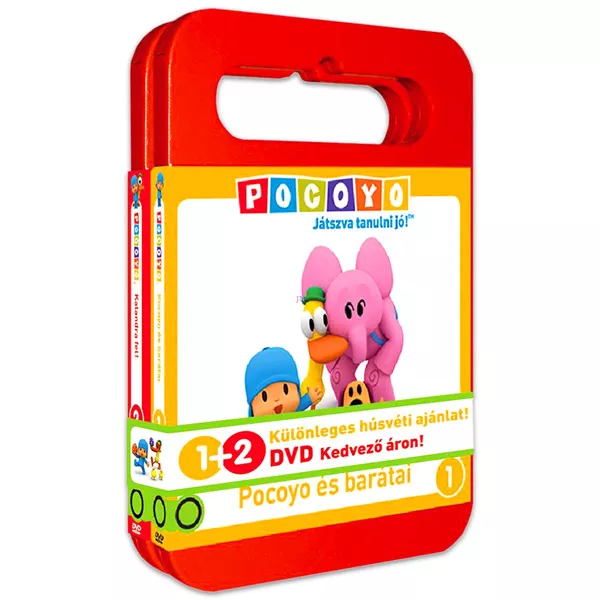 Pocoyo DVD 1-2. díszszalaggal 