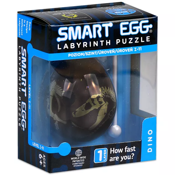Smart Egg - Dino dobozos okostojás 3D logikai játék