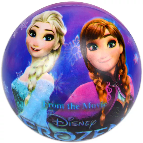 Disney hercegnők: Jégvarázs mintás gumilabda - 23 cm-es