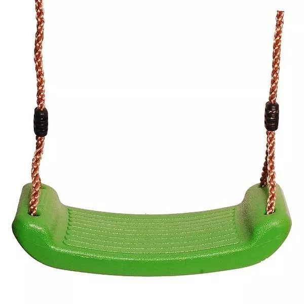 Sharky Leagăn cu şezut cu frânghie şi inel - verde deschis