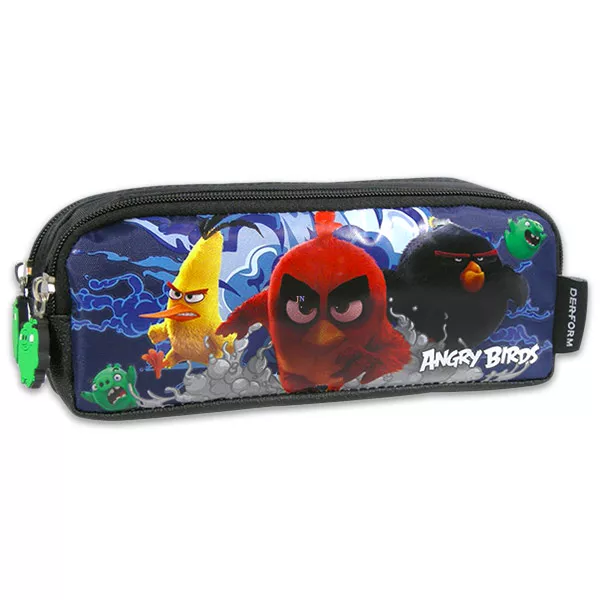 Angry Birds kétrekeszes bedobós tolltartó