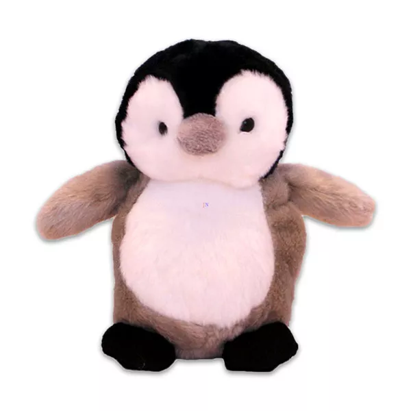 Pingvin plüssfigura szürke- 15 cm
