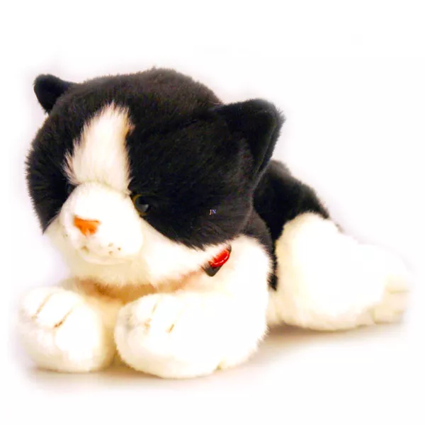 Fekete cica plüssfigura - 30 cm
