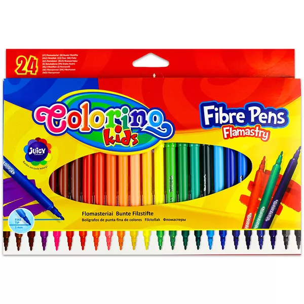 Colorino Kids: flomastri s tanko konico - 24 kos.
