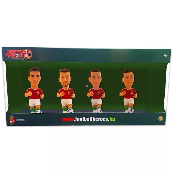Football Heroes Figurine fotbalişti set cu 4 piese - Guzmics, Böde, Juhász, Pintér