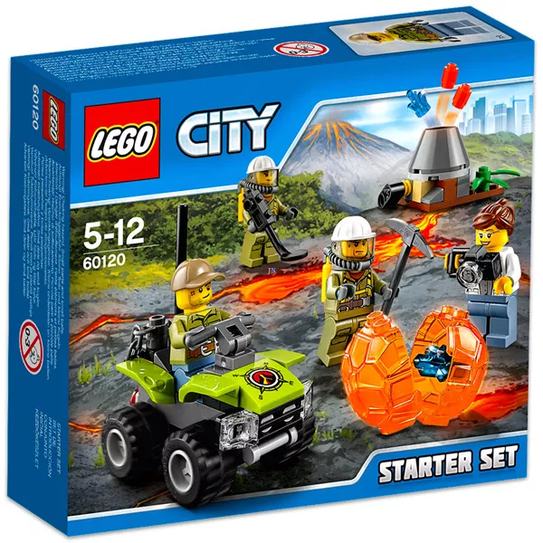 LEGO CITY: Set pentru începători: Vulcanul 60120