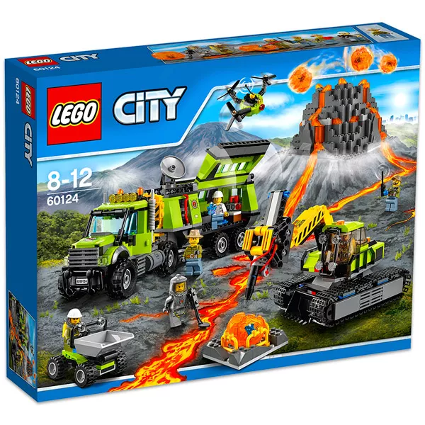 LEGO City 60124 - Vulkánkutató bázis