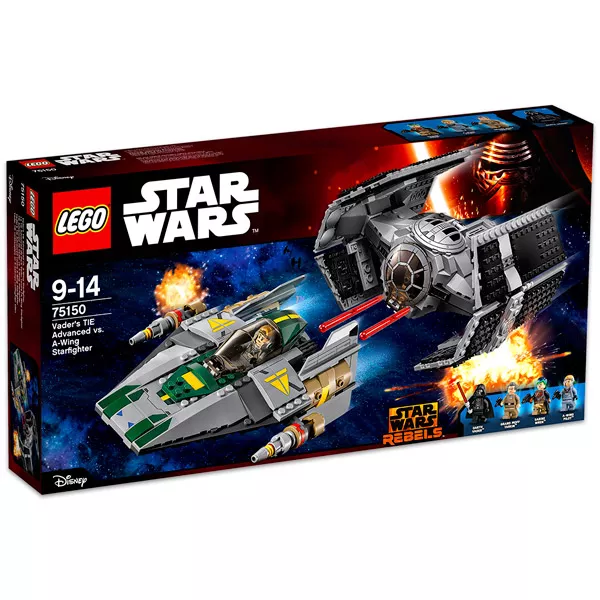 LEGO STAR WARS: Vader TIE vadászgépe az A-szárnyú csillaghajó ellen 75150