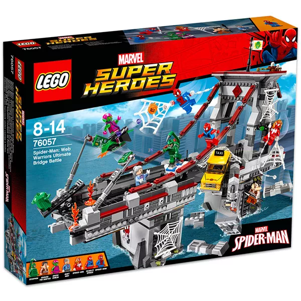 LEGO SUPER HEROES: Pókember: Pókháló-harcosok utolsó csatája a hídon 76057
