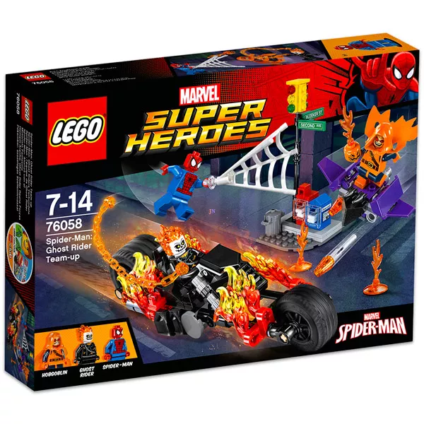 LEGO SUPER HEROES: Pókember: összefogás Szellemlovassal 76058
