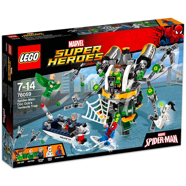 LEGO Super Heroes 76059 - Pókember: Doc Ock csápcsapdája