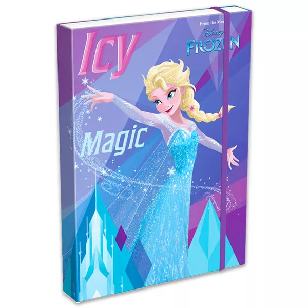 Disney hercegnők: Jégvarázs Icy Magic füzetbox - A4