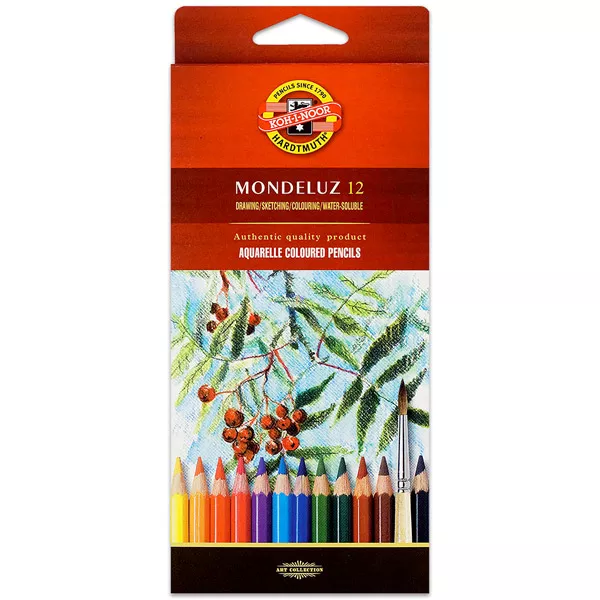Koh-I-Noor Mondeluz 12 darabos színes aquarell ceruza
