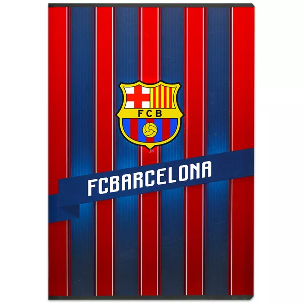 FC Barcelona négyzetrácsos füzet - A4, 87-32