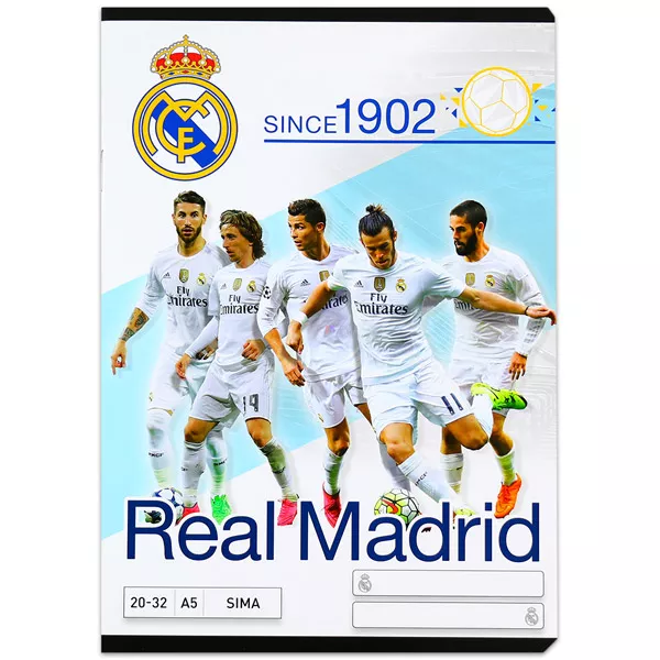 Real Madrid sima füzet - A5, 20-32