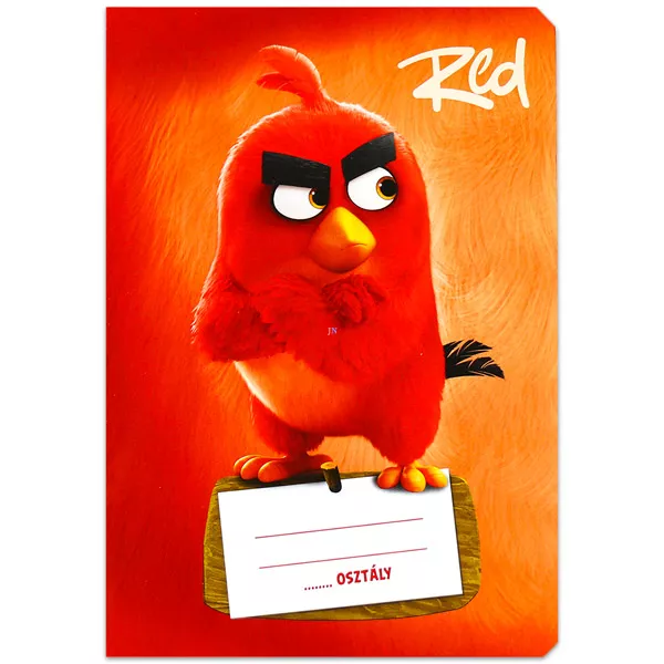Angry Birds Piros madár négyzetrácsos füzet - A5, 27-32