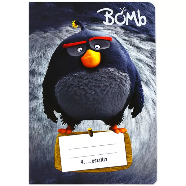 Angry Birds Bomba madár vonalas füzet - A5, 21-32