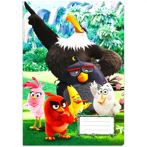 Angry Birds vonalas füzet - A4, 81-32
