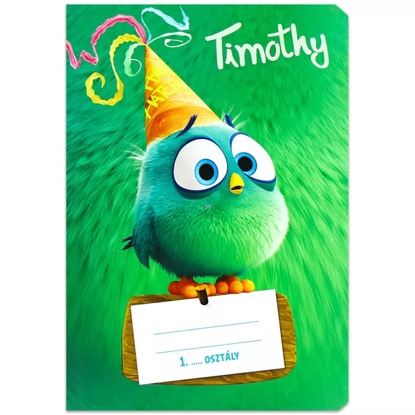 Angry Birds Timothy madár 1. osztályos vonalas füzet - A5, 14-32