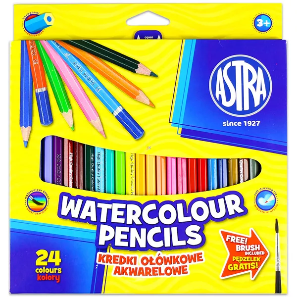 Astra akvarell színes ceruza - 24 db