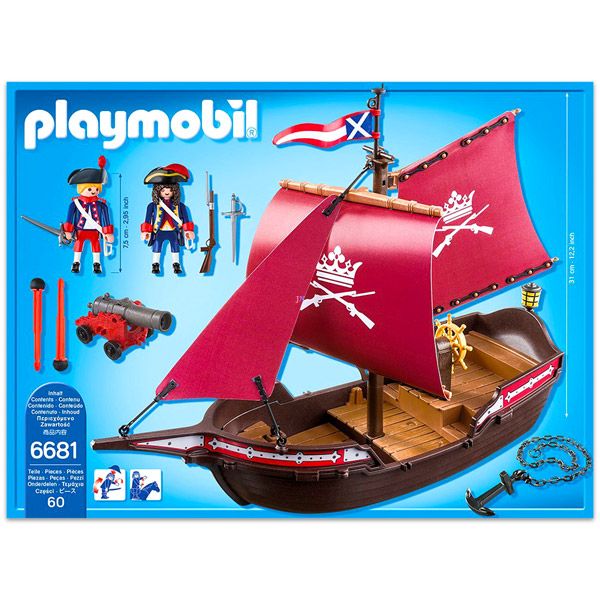 Playmobil pirate clearance ship 6681