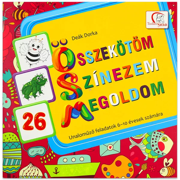 Deák Dóra: Kreslim, Barvam, Rešujem - izobraževalni zvezek v madžarščini
