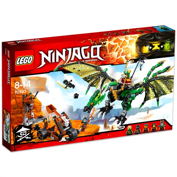 LEGO NINJAGO: Dragonul verde NRG 70593