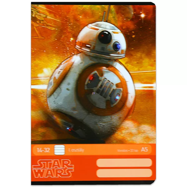 Star Wars VII: BB-8 1. osztályos vonalas füzet - A5-ös, 14-32 