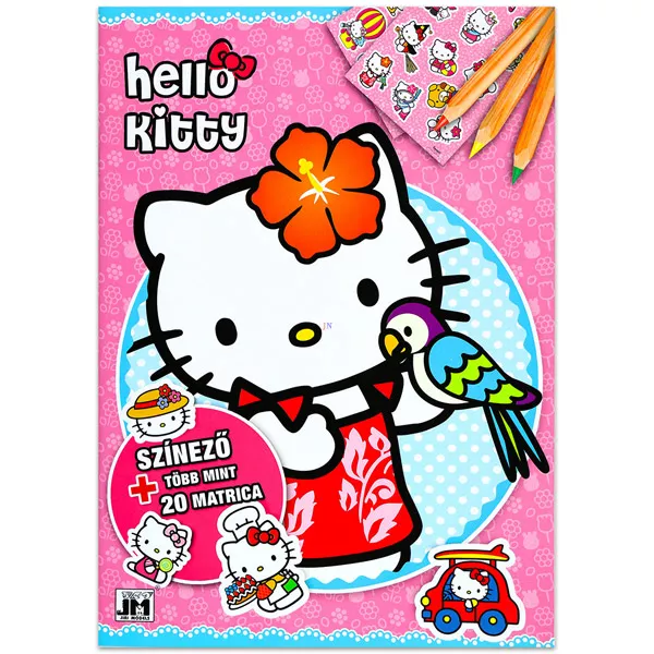 Hello Kitty: matricás színező és foglalkoztató füzet - A4